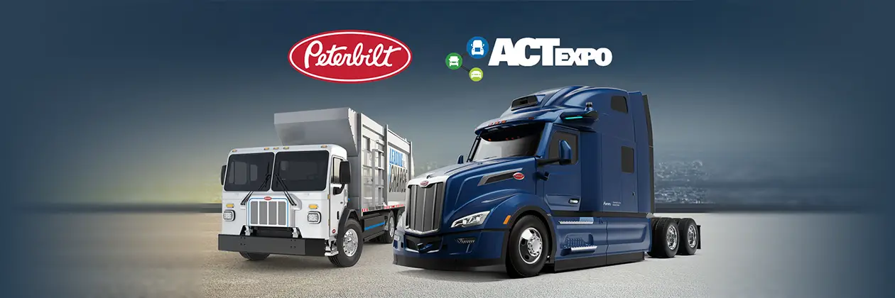 Peterbilt Displays Zero-Emissions and Advanced Technology Vehicles at ACT Expo - Hero image